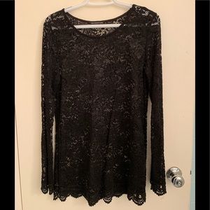 Black Lace Tunic